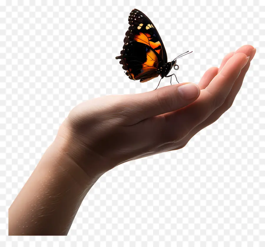 De La Mano，Mariposa PNG