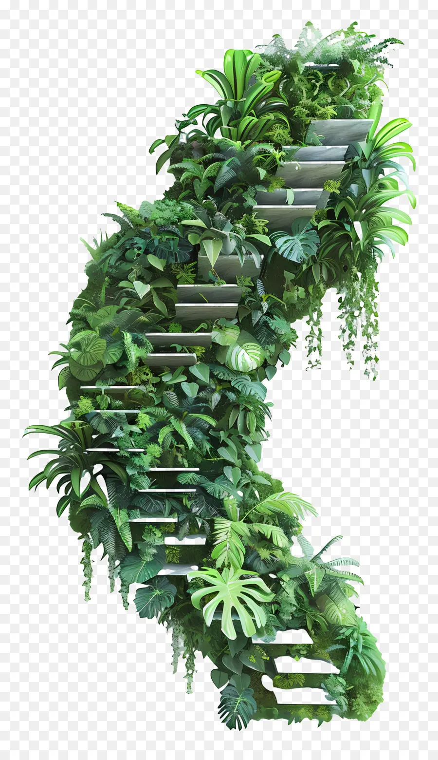 Lozano，Escalera Verde PNG