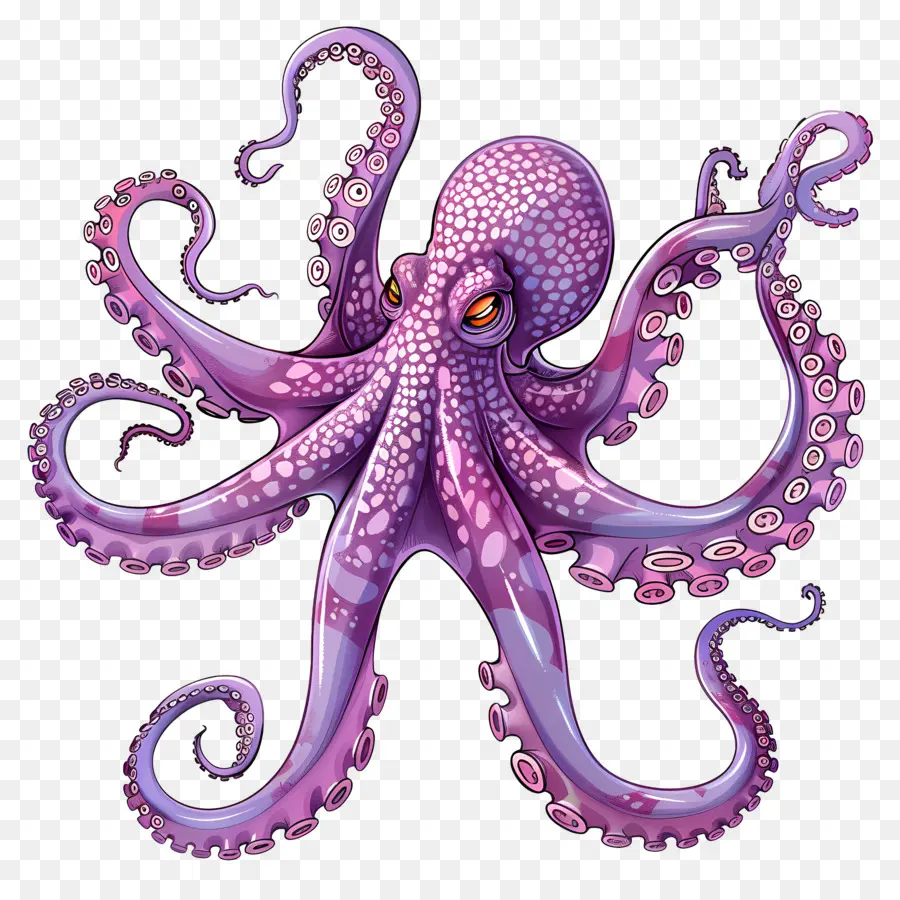 Pulpo，Pulpo Morado PNG