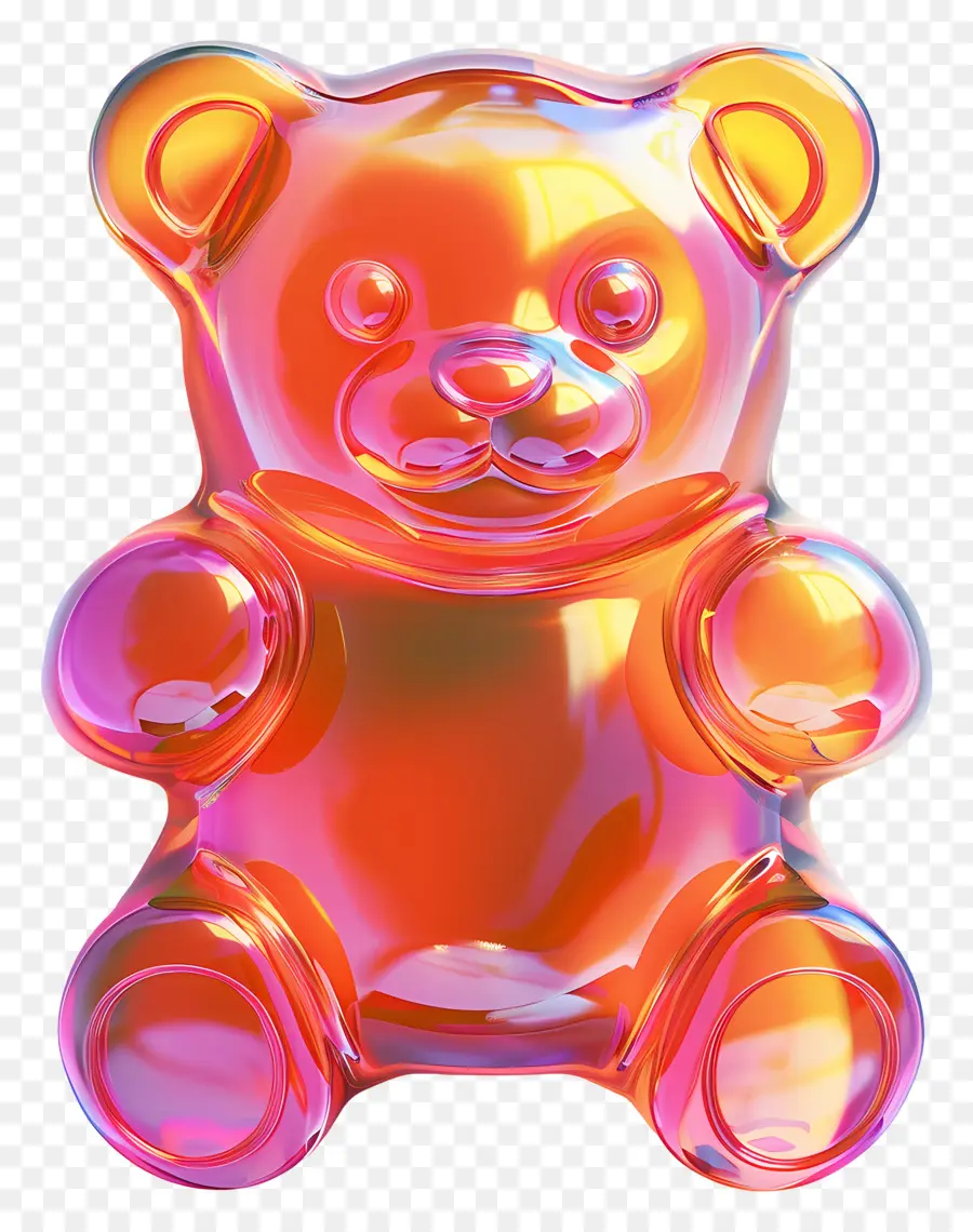 Gummy Bears，Oso De Vidrio 3D PNG