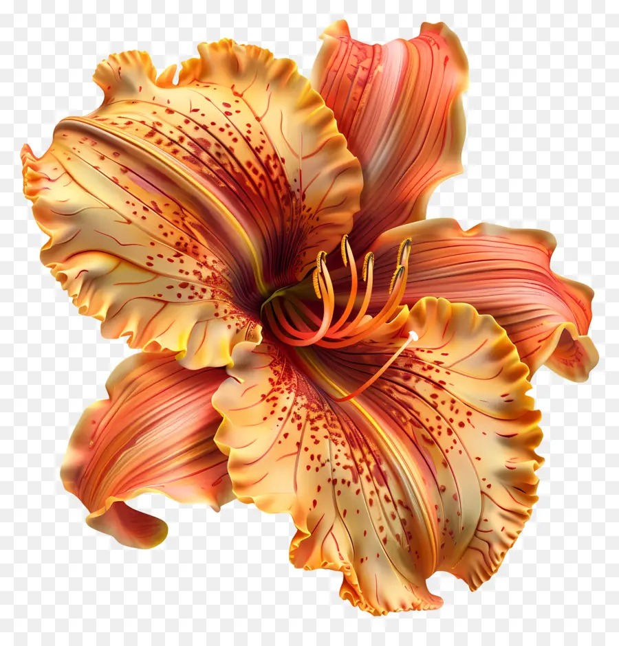 Hemerocallis，Flor De Naranja PNG