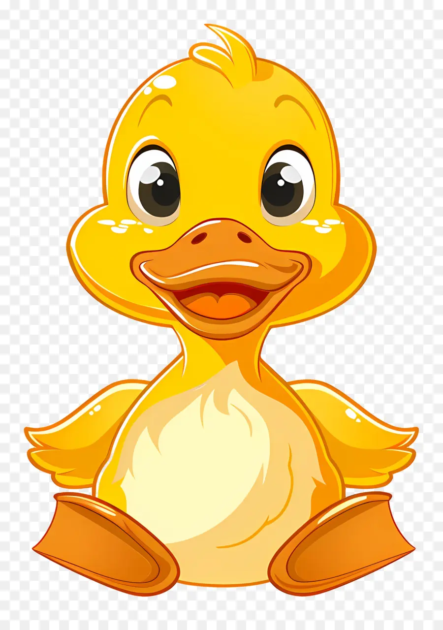 Dibujos Animados De Pato，Amarillo Pato De Goma PNG