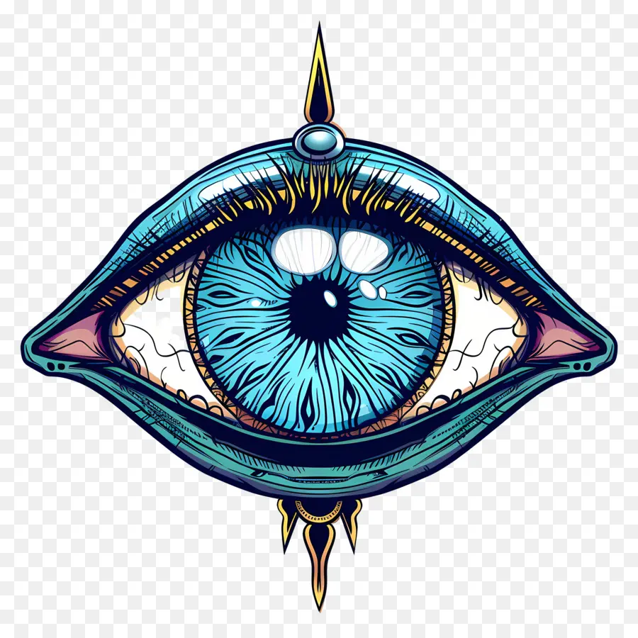 Mal De Ojo，Blue Eye PNG