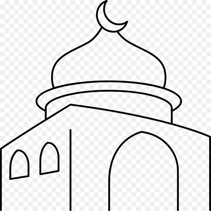 Mezquita，Black Background PNG