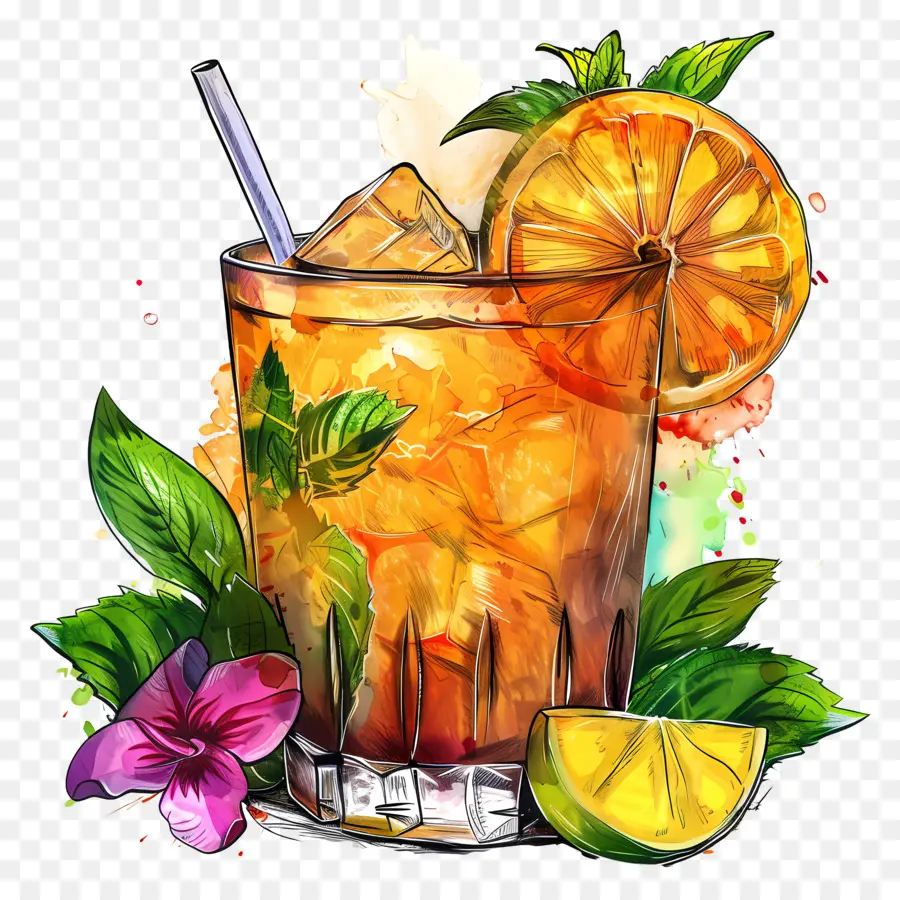 Mai Tai，Bebida Tropical PNG