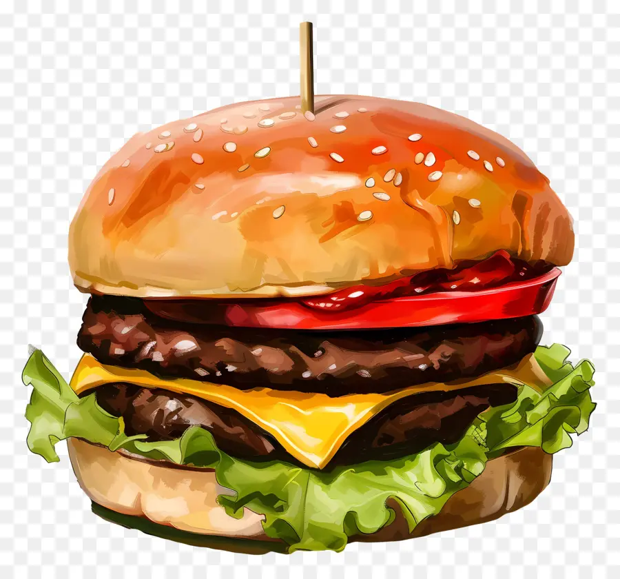 Hamburgo，Hamburguesa Con Queso PNG