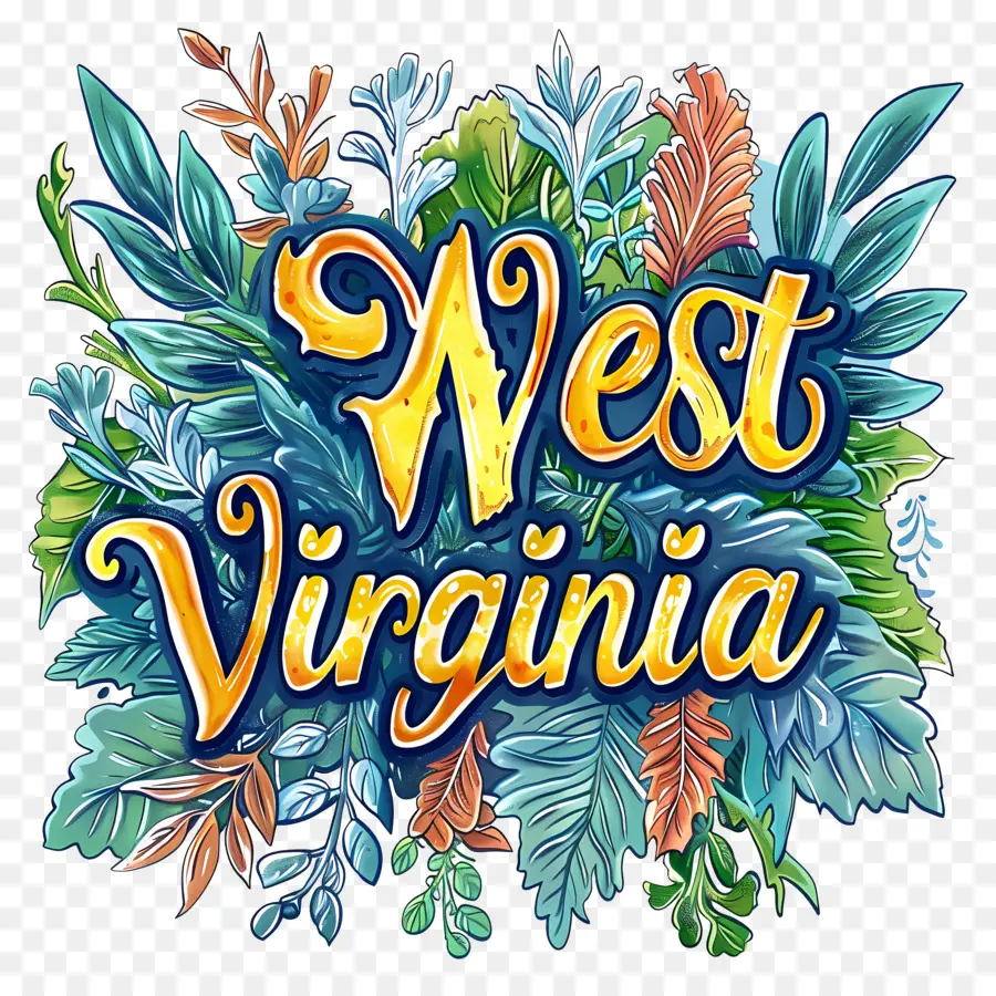 West Virginia Día，Floral Corona PNG