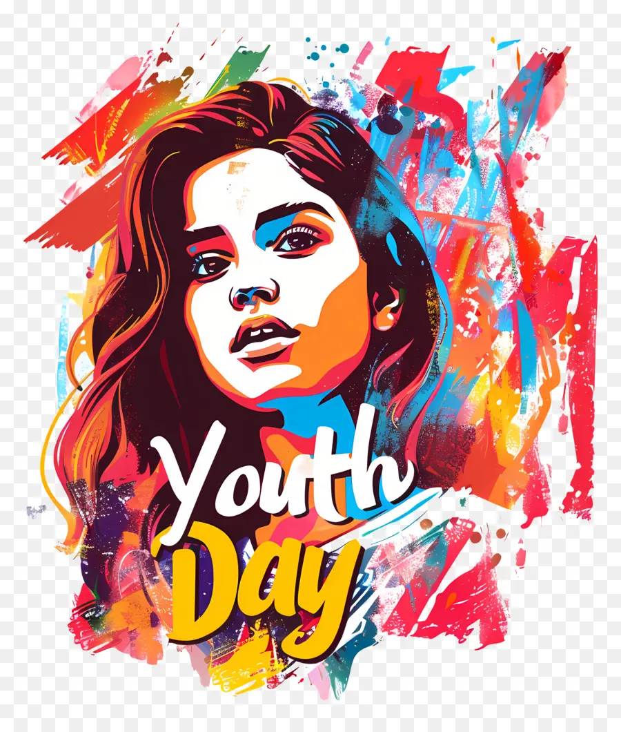 El Día De La Juventud，Pintura Digital PNG