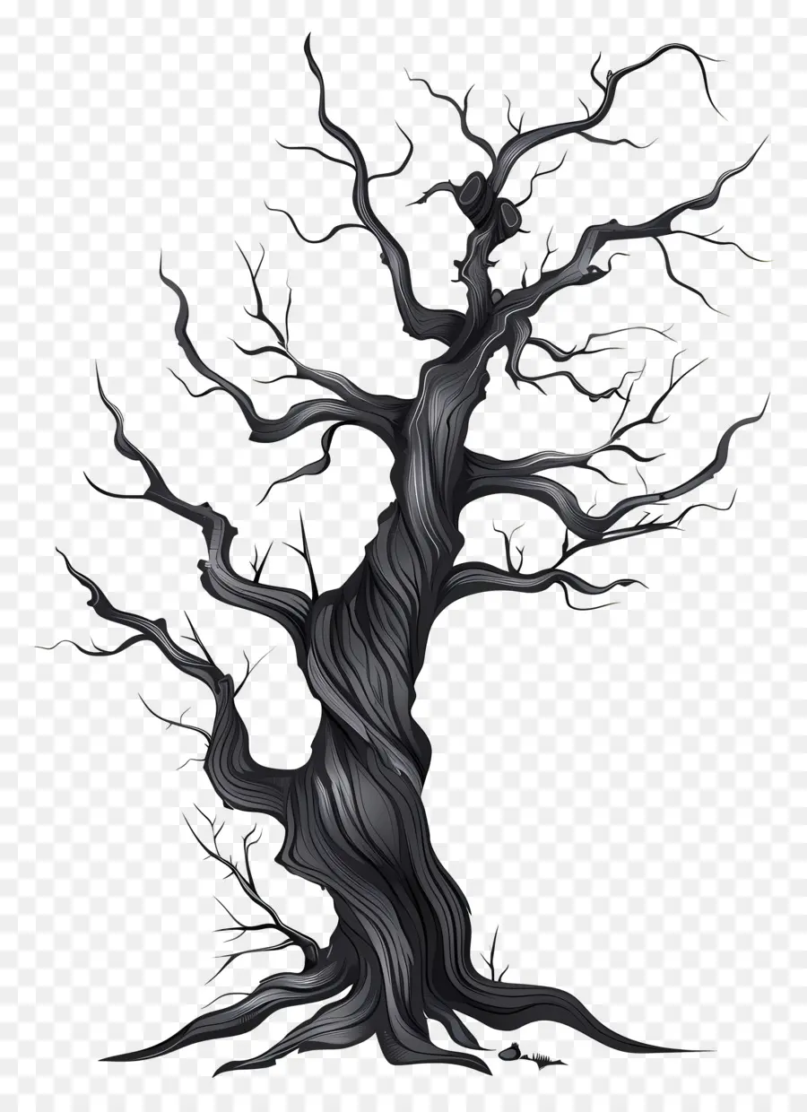 Tronco De árbol，árbol Espeluznante PNG