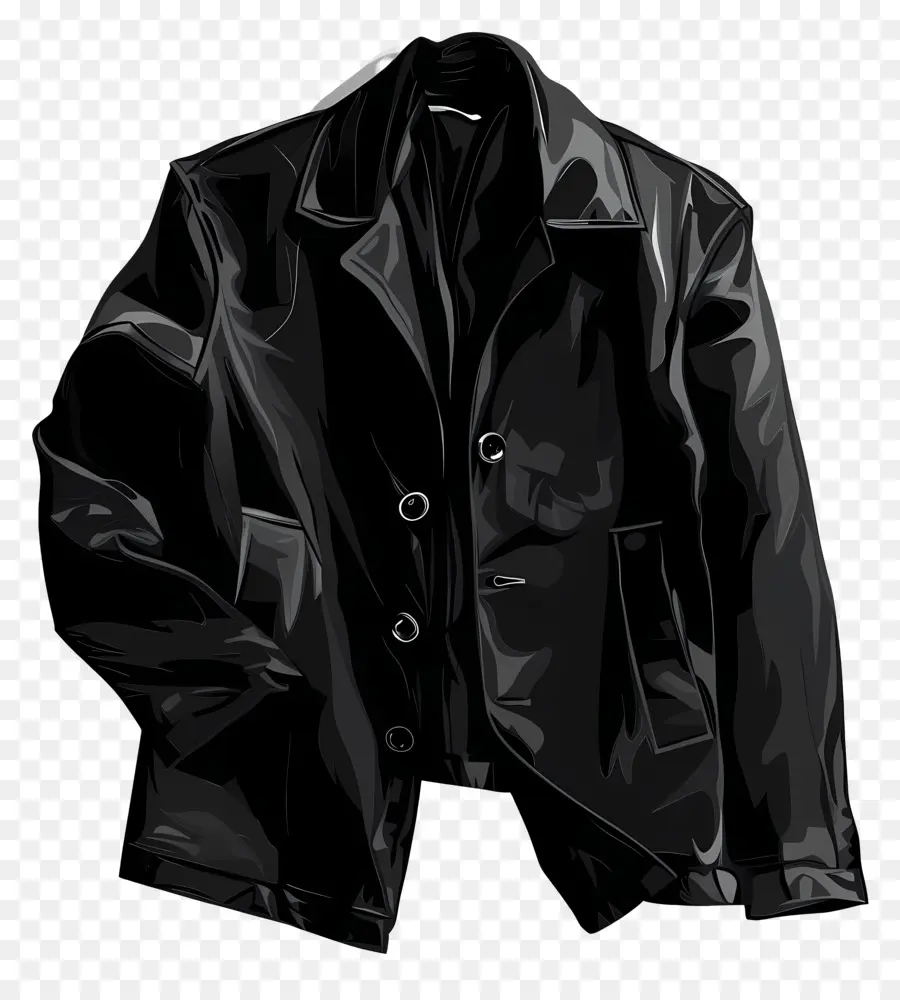 Chaqueta，Chaqueta De Cuero Negro PNG