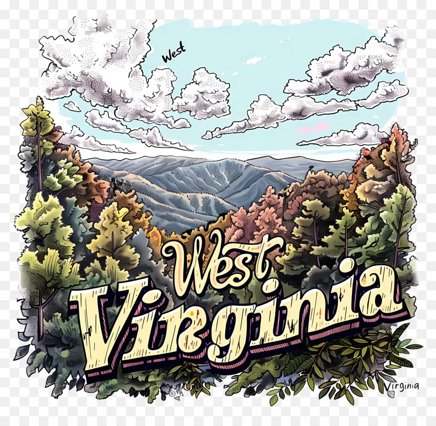 West Virginia Día，Paisaje De Virginia PNG