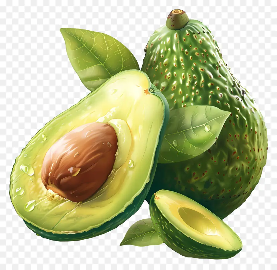 Aguacate，Grasa Saludable PNG