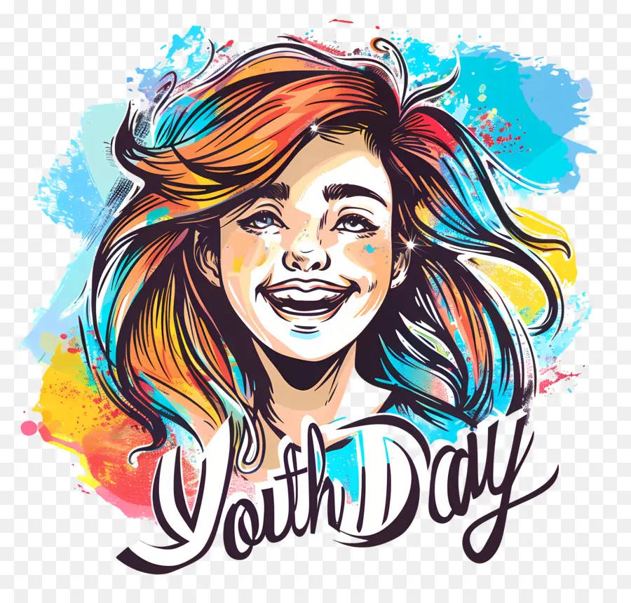 Día De La Juventud，Chica PNG