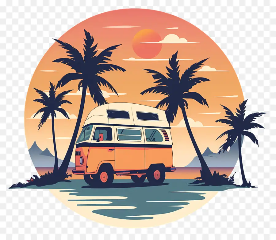 Escapar，Volkswagen Bus PNG