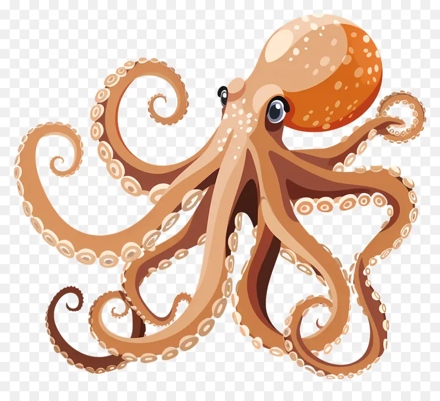 Pulpo，De Los Animales Acuáticos PNG