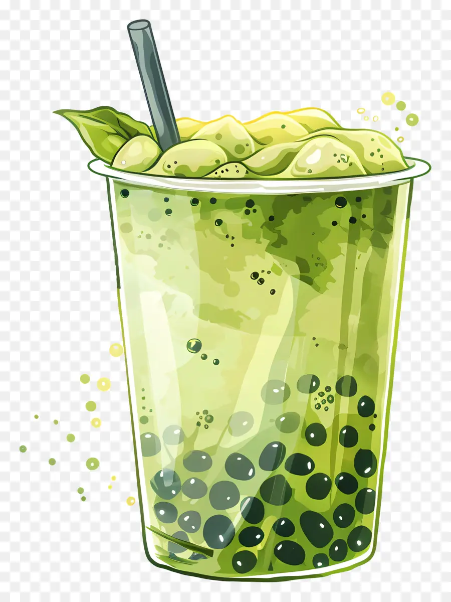 Té De Burbujas De Matcha，Té De La Burbuja PNG