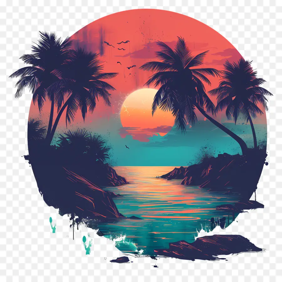 Escapar，Atardecer PNG