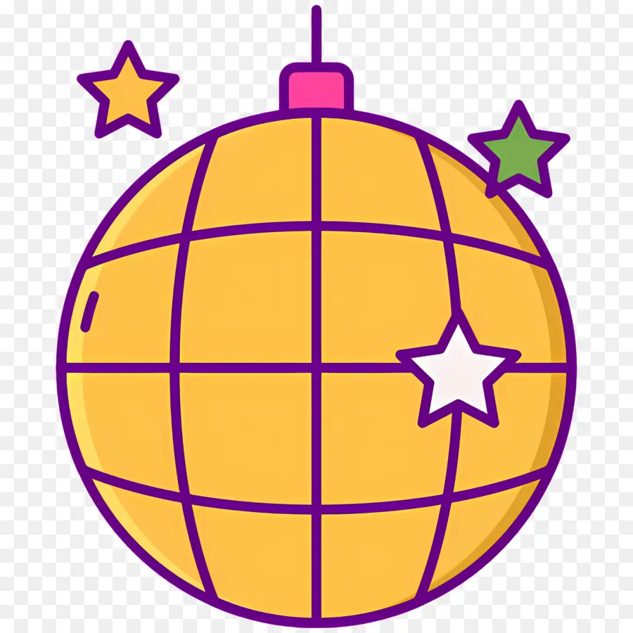 Bola De Espejos，Adorno De Navidad PNG