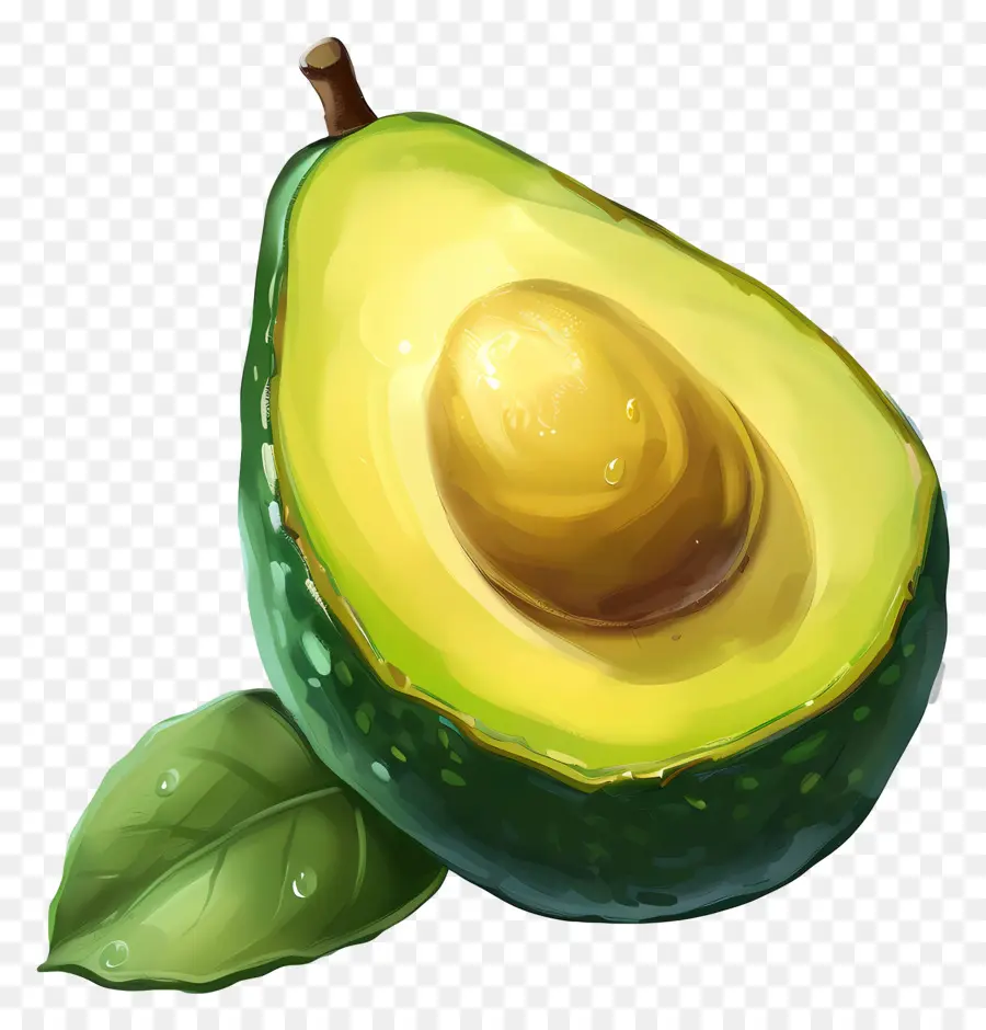 Aguacate，Ripe PNG