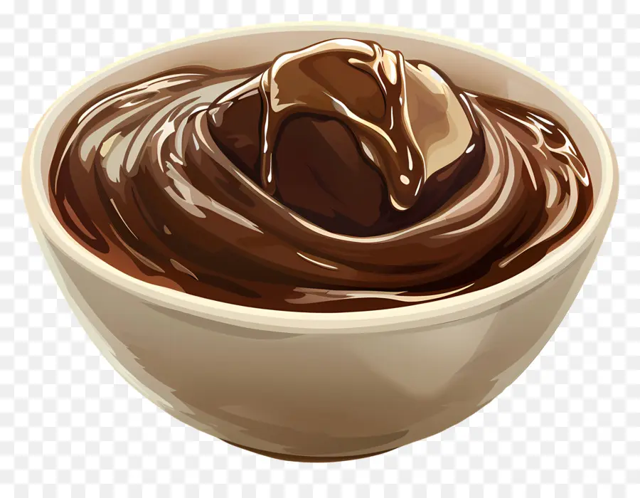 Caramelo De Chocolate，Pudín De Chocolate PNG