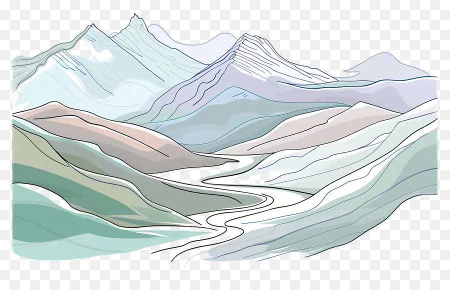 Cordillera，Hermoso Paisaje PNG