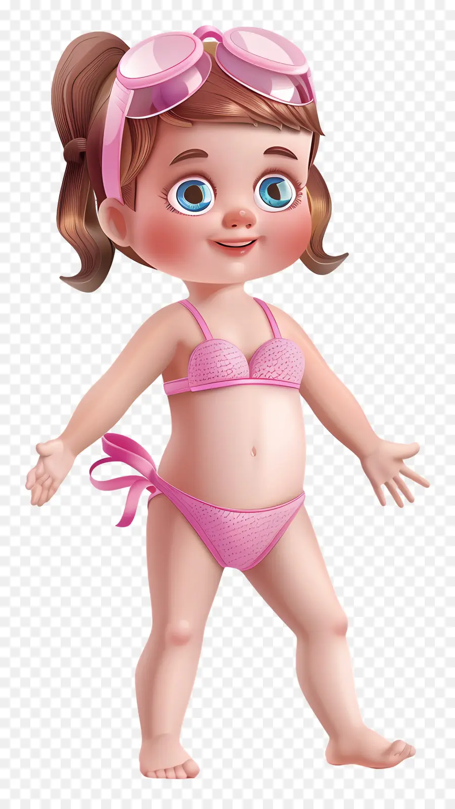 Exterior Suit，Rosa Bikini PNG