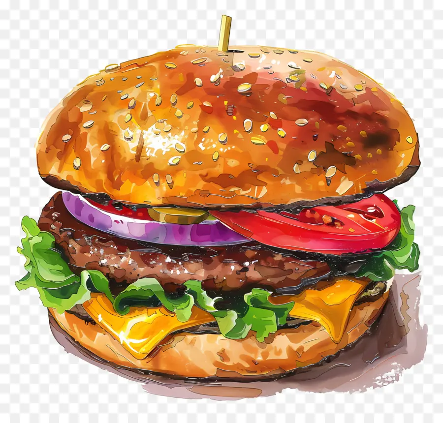 Hamburgo，Hamburguesa Con Queso PNG