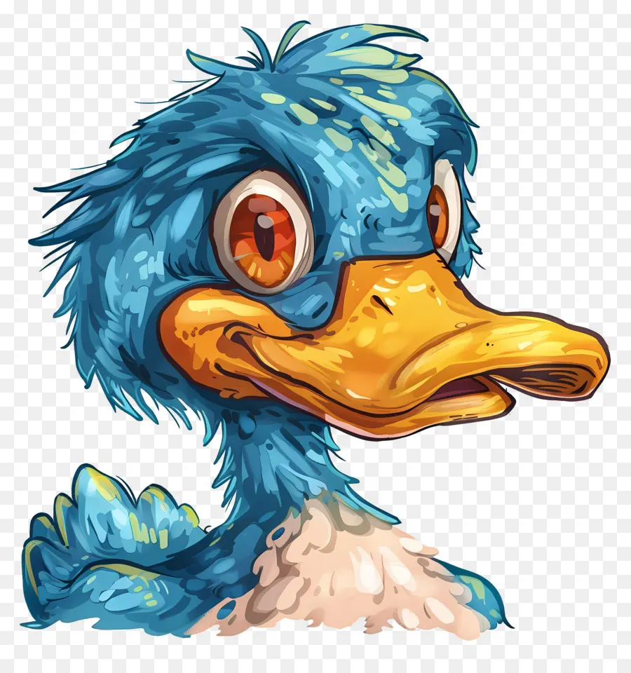 Dibujos Animados De Pato，Sombrero Azul PNG