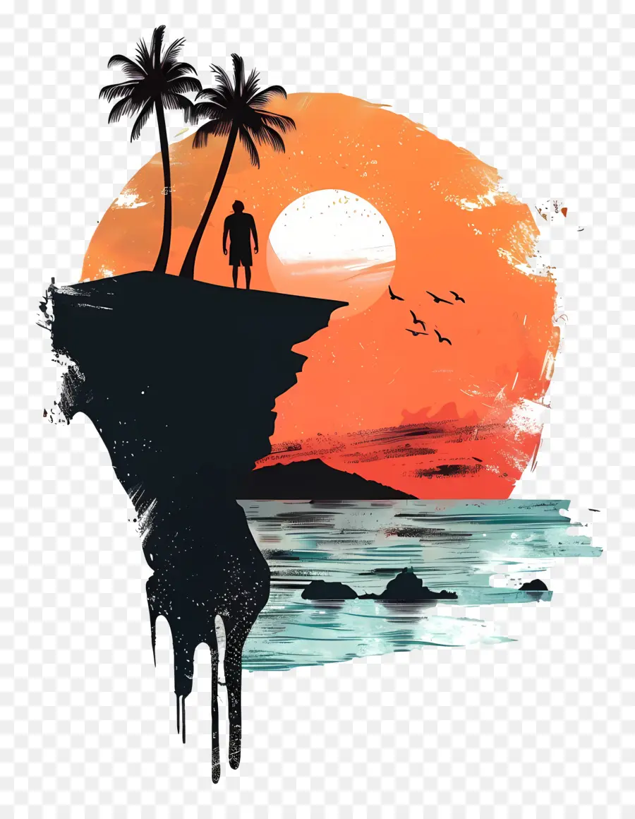 Escapar，Atardecer PNG