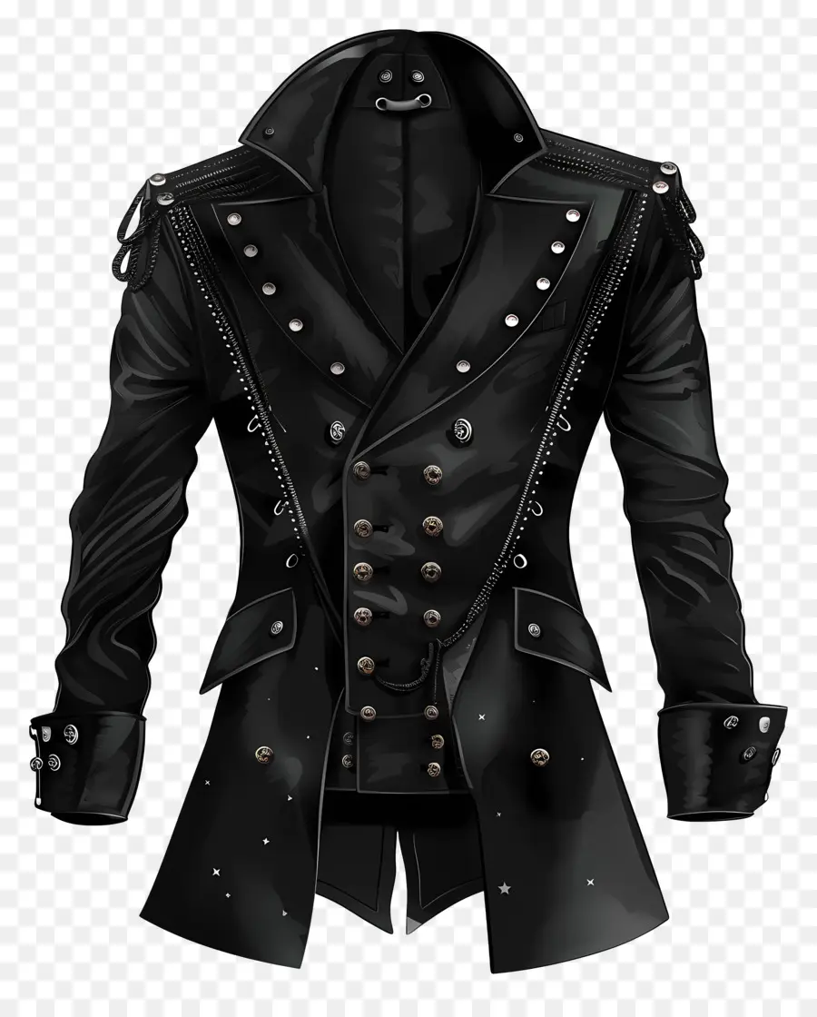 Chaqueta，Chaqueta De Cuero Negro PNG