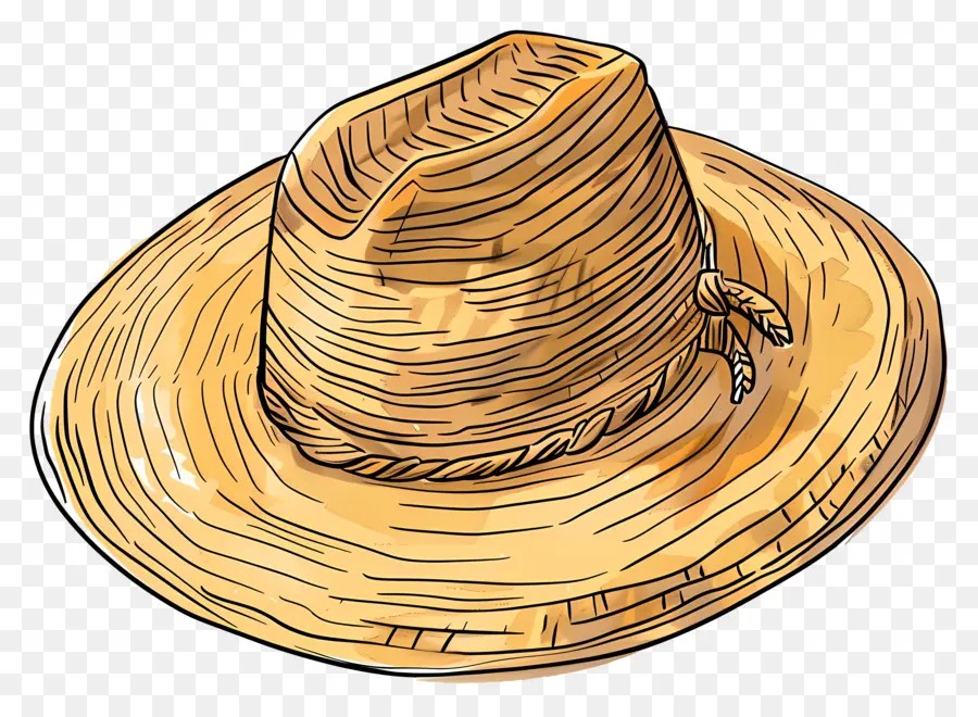 Sombrero De Paja，Brown Sombrero De Paja PNG