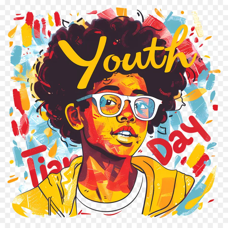 El Día De La Juventud，Peinado Afro PNG