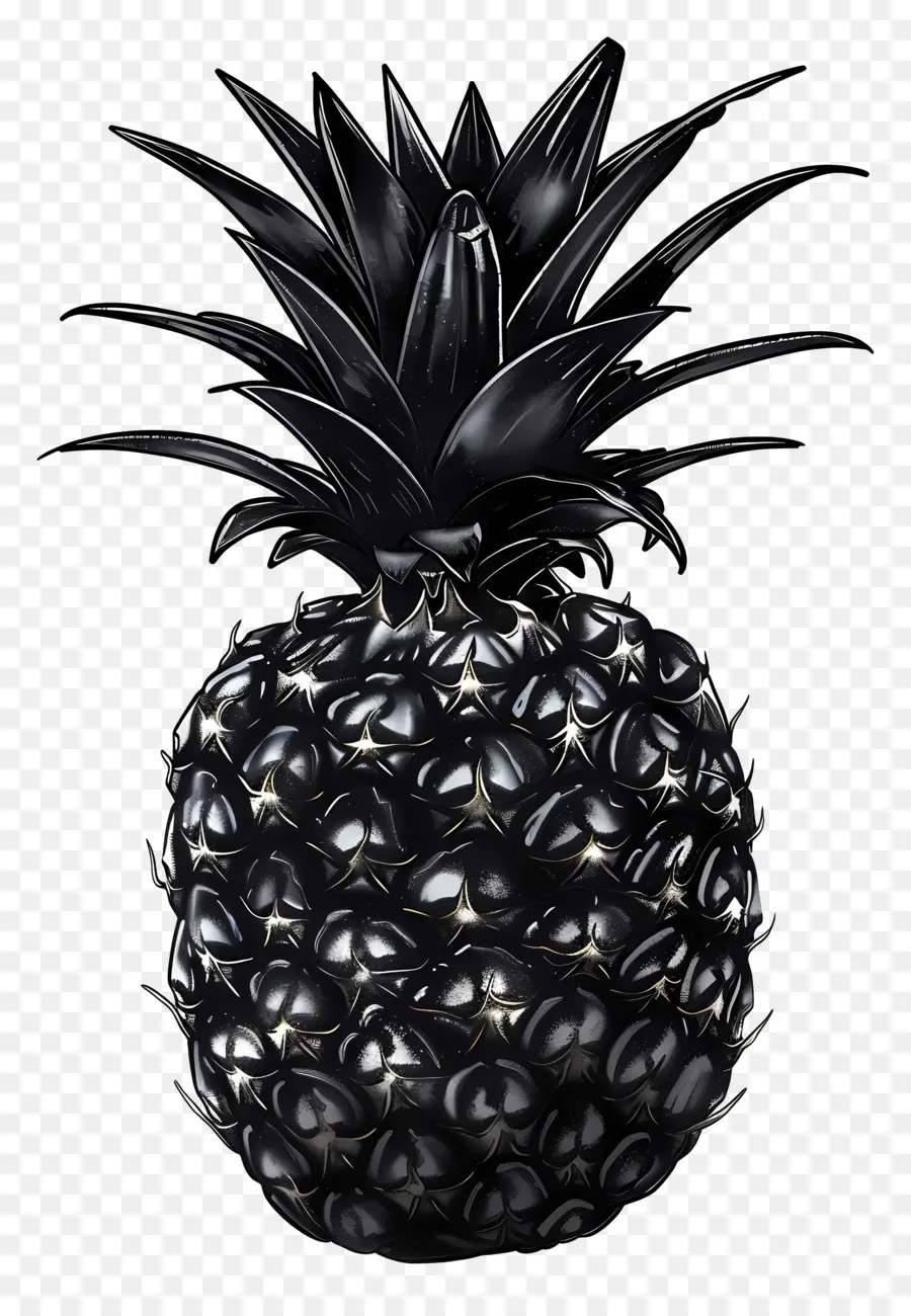 Piña，Negro Pera PNG