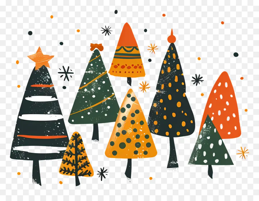 Los árboles De Navidad，Los árboles PNG