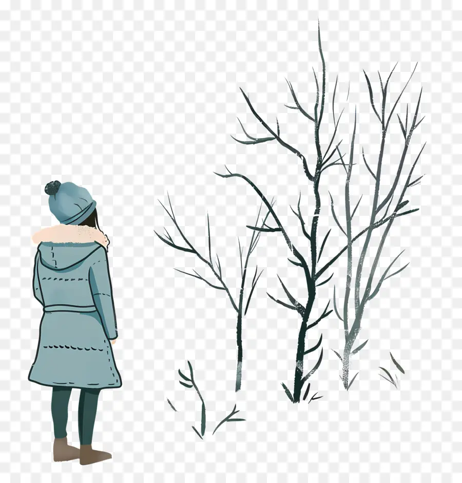 El Frío Invierno，Árbol PNG