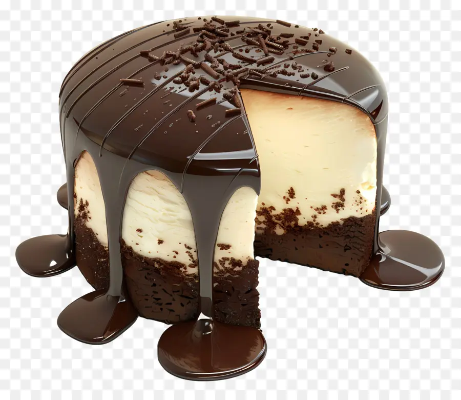 Pastel De Lava De Queso，Pastel De Chocolate PNG