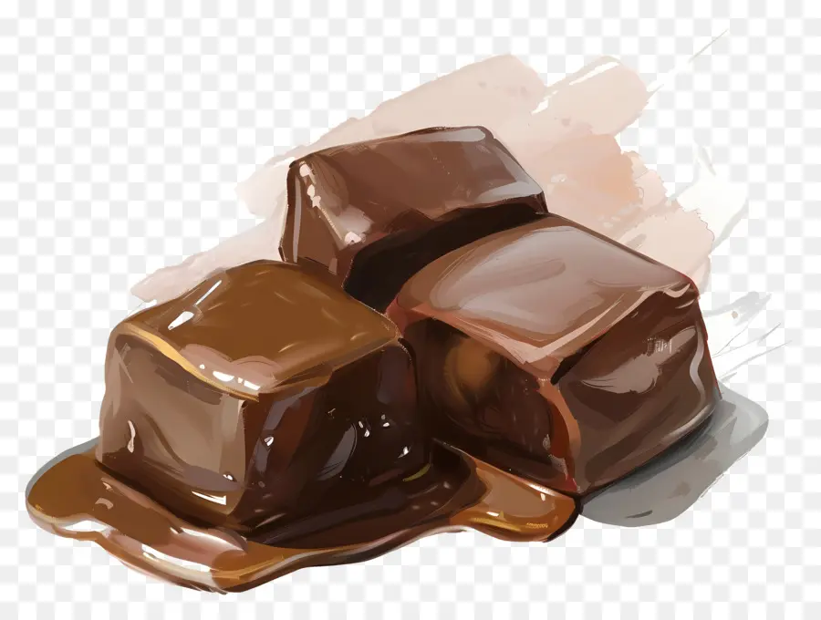 Caramelo De Chocolate，Dulces De Chocolate PNG