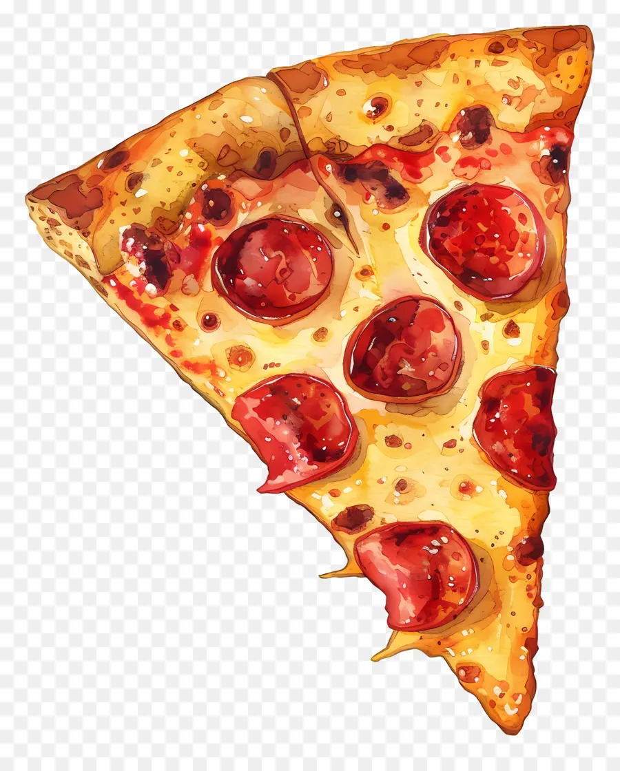 Rebanada De Pizza，Pizza De Peperoni PNG