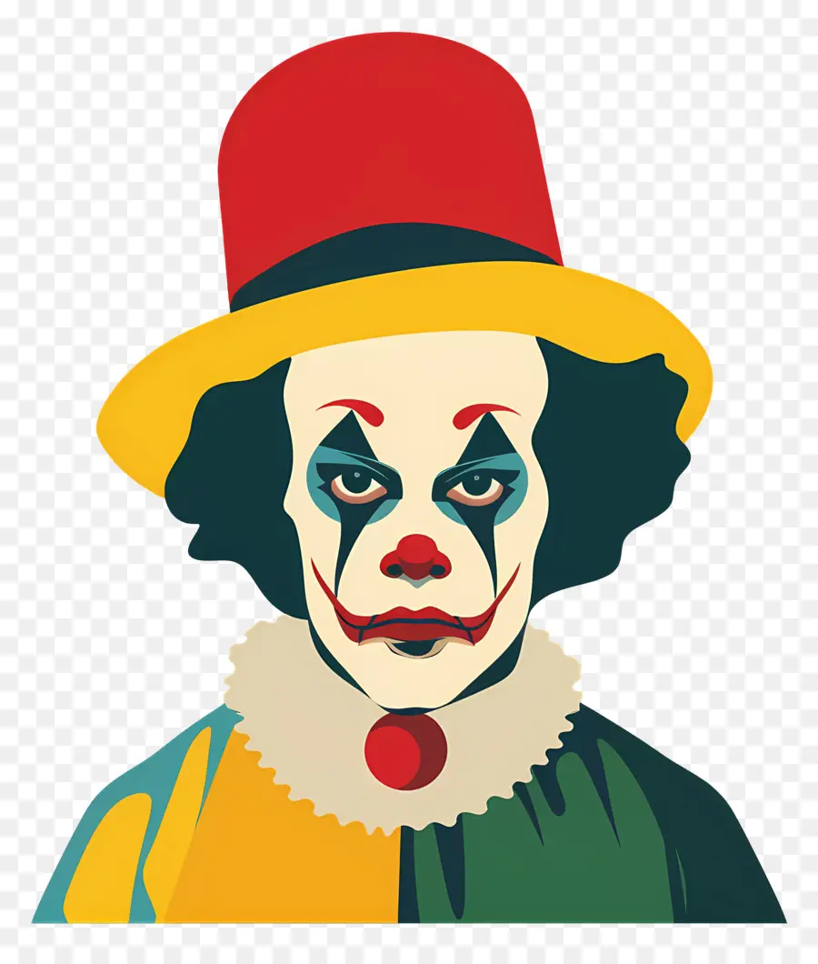 Payaso，Rojo Y Blanco PNG