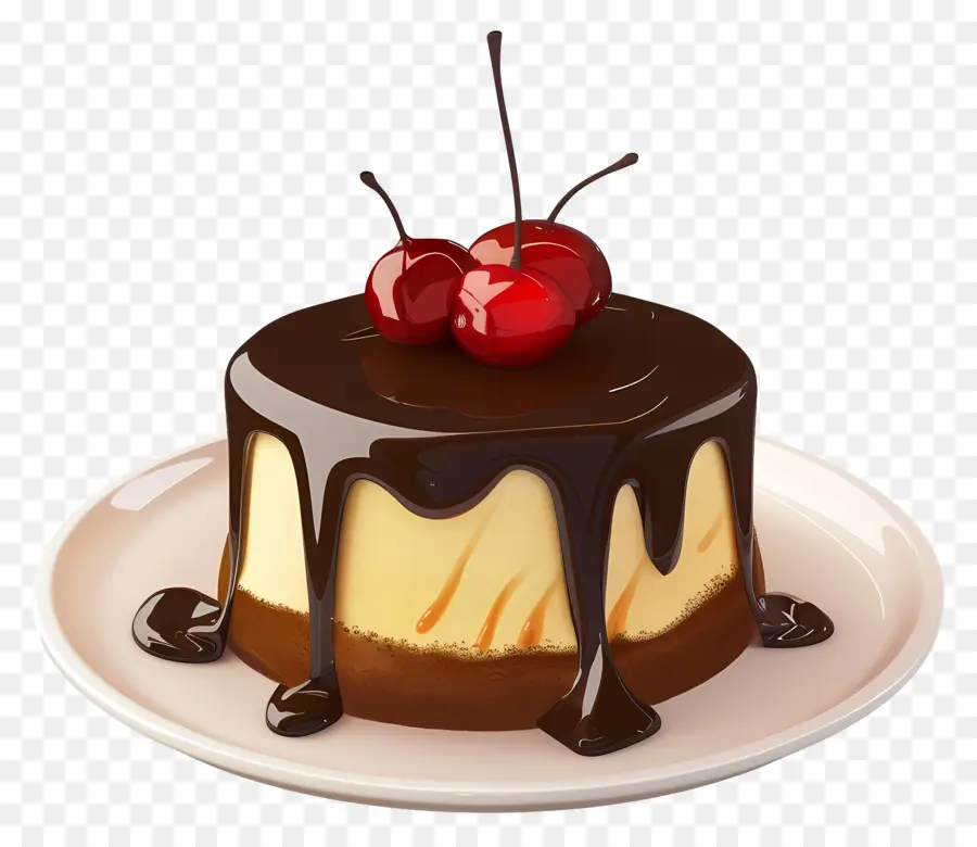 Pastel De Lava De Queso，Pastel De Chocolate PNG