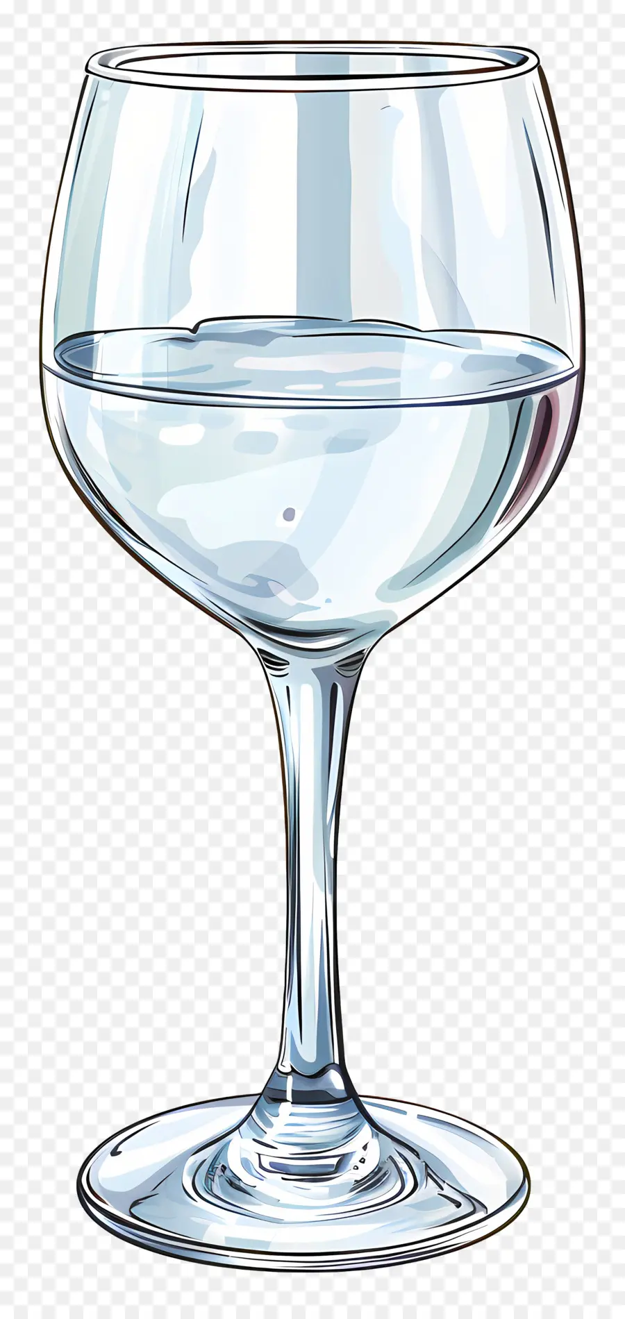 Copa De Vino De Vidrio，Glass Of Water PNG