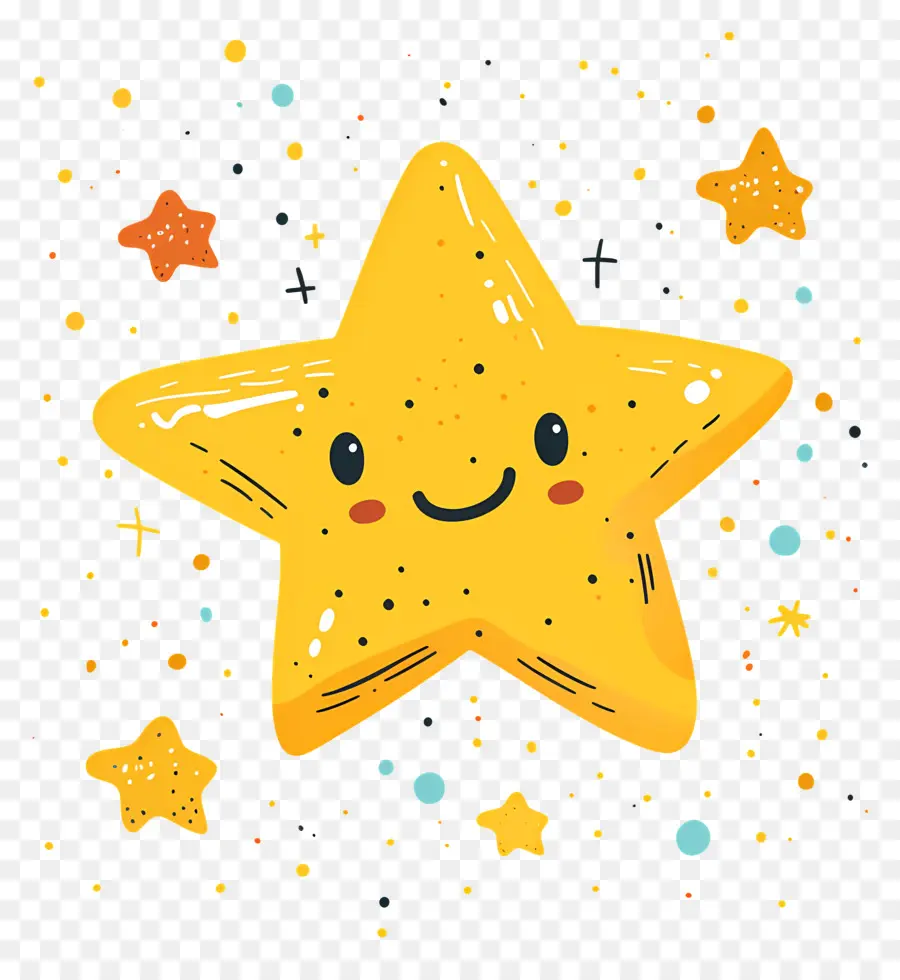 Estrella，Estrella Sonriente PNG