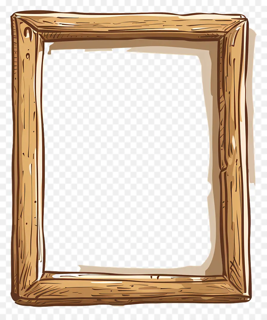 Wooden Frame，Diseño Abstracto PNG