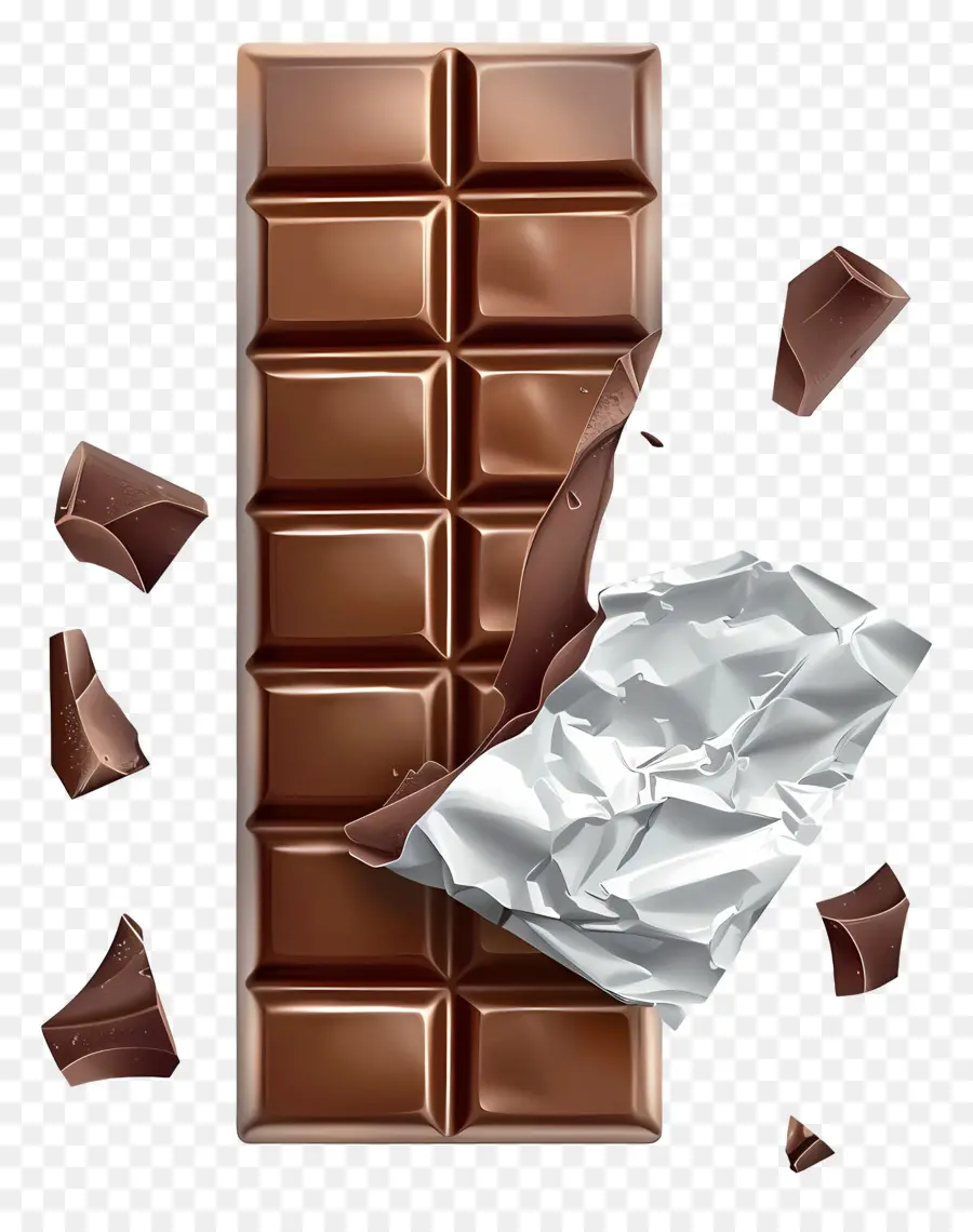 Barra De Chocolate，Chocolate PNG