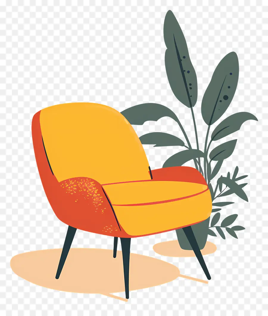 Silla，Reclinable Moderno PNG