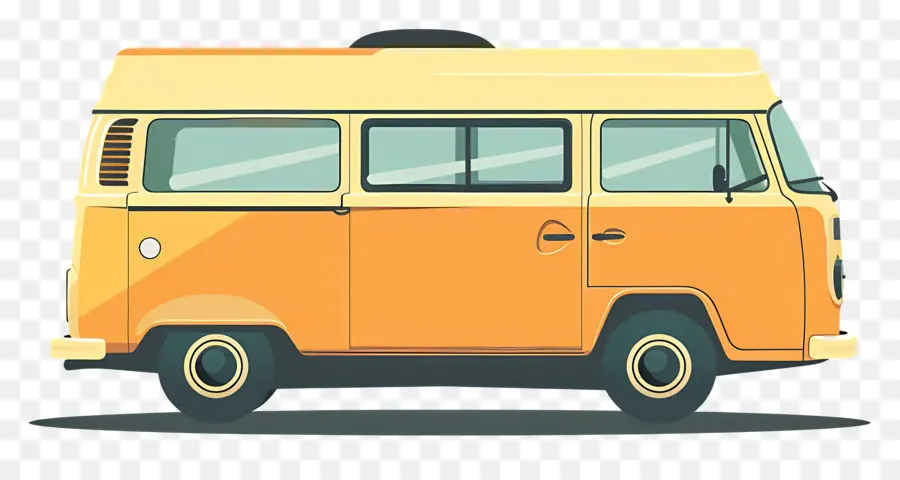 Autobús，Orange Coche PNG