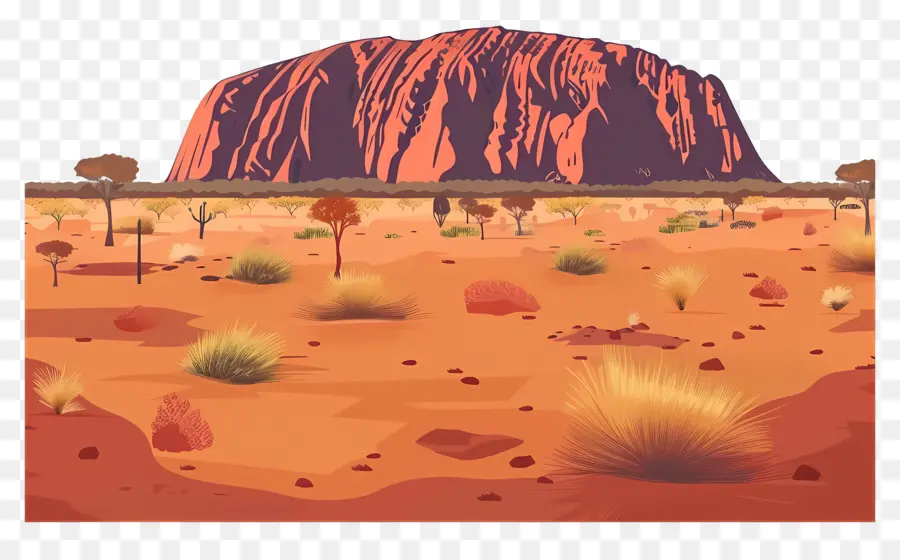 Uluru，Formación De Roca PNG