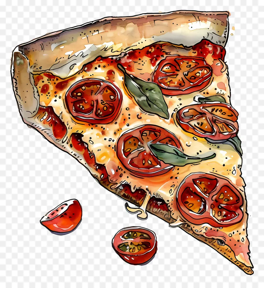 Rebanada De Pizza，Pizza PNG