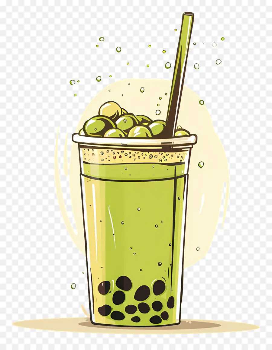 Té De Burbujas De Matcha，Té De La Burbuja PNG