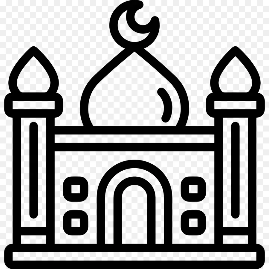 Mezquita，Diseño Minimalista PNG